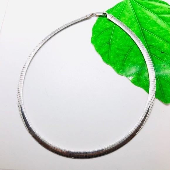 Jewelry - Sterling Silver 6mm 16" Omega Necklace